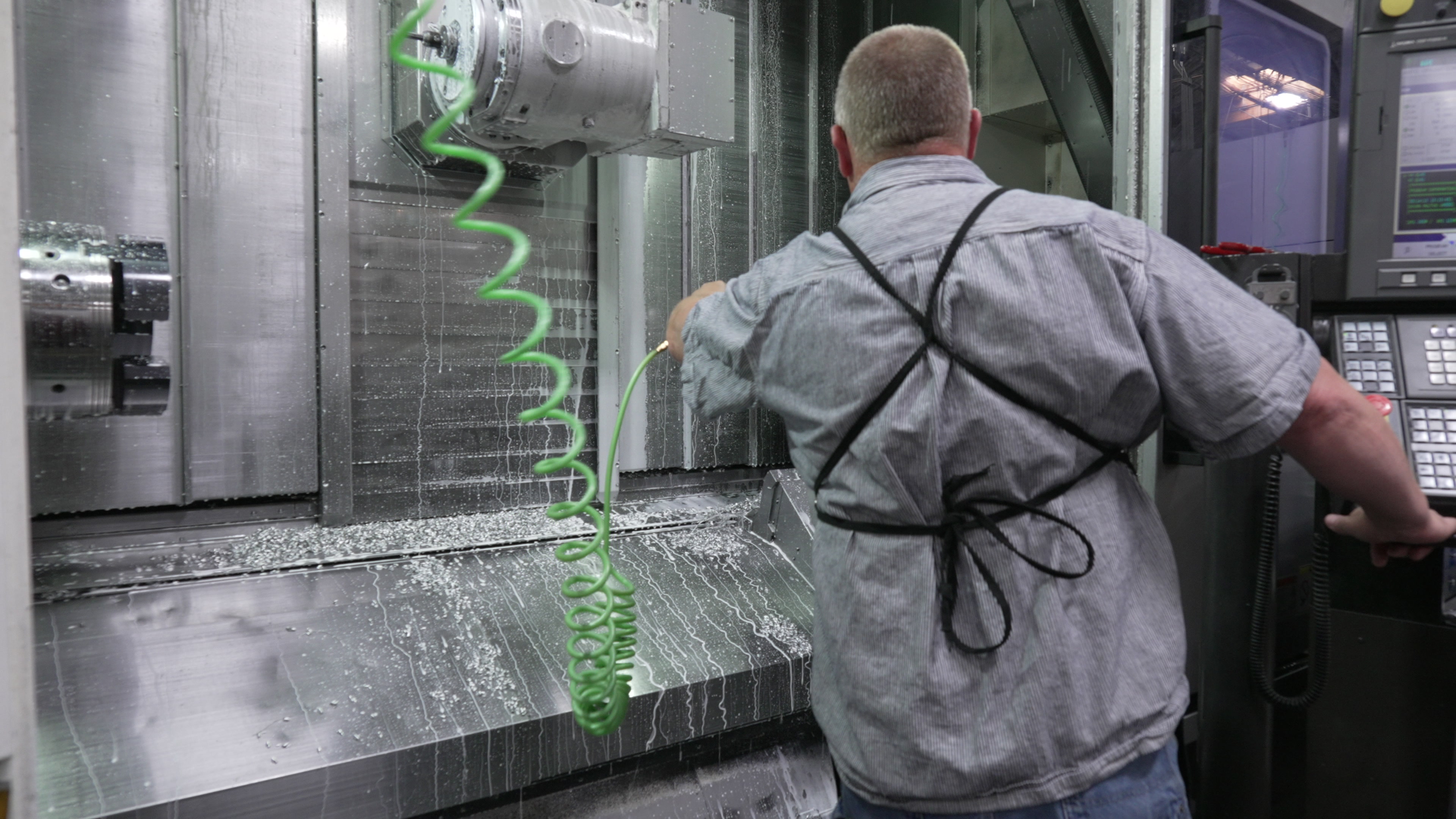 Working on the shop floor at Wipro Givon USA